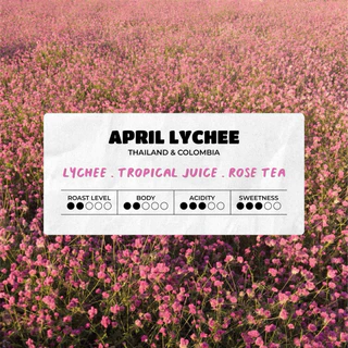 BOO! FRANK | April Lychee - Thailand & Colombia (Seasonal Blend) | Omni Roast | เมล็ดกาแฟคั่ว 100g