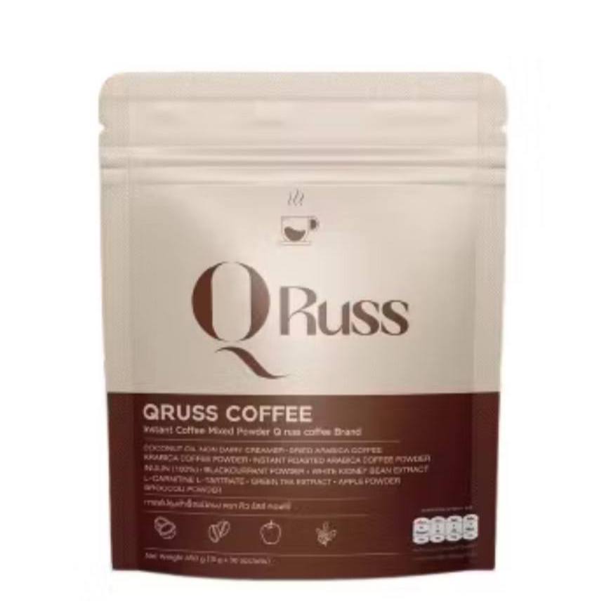 QRuss กาแฟสำเร็จรูป 15 กรัม  รสชาติหอม กลมกล่อม ดื่มง่าย