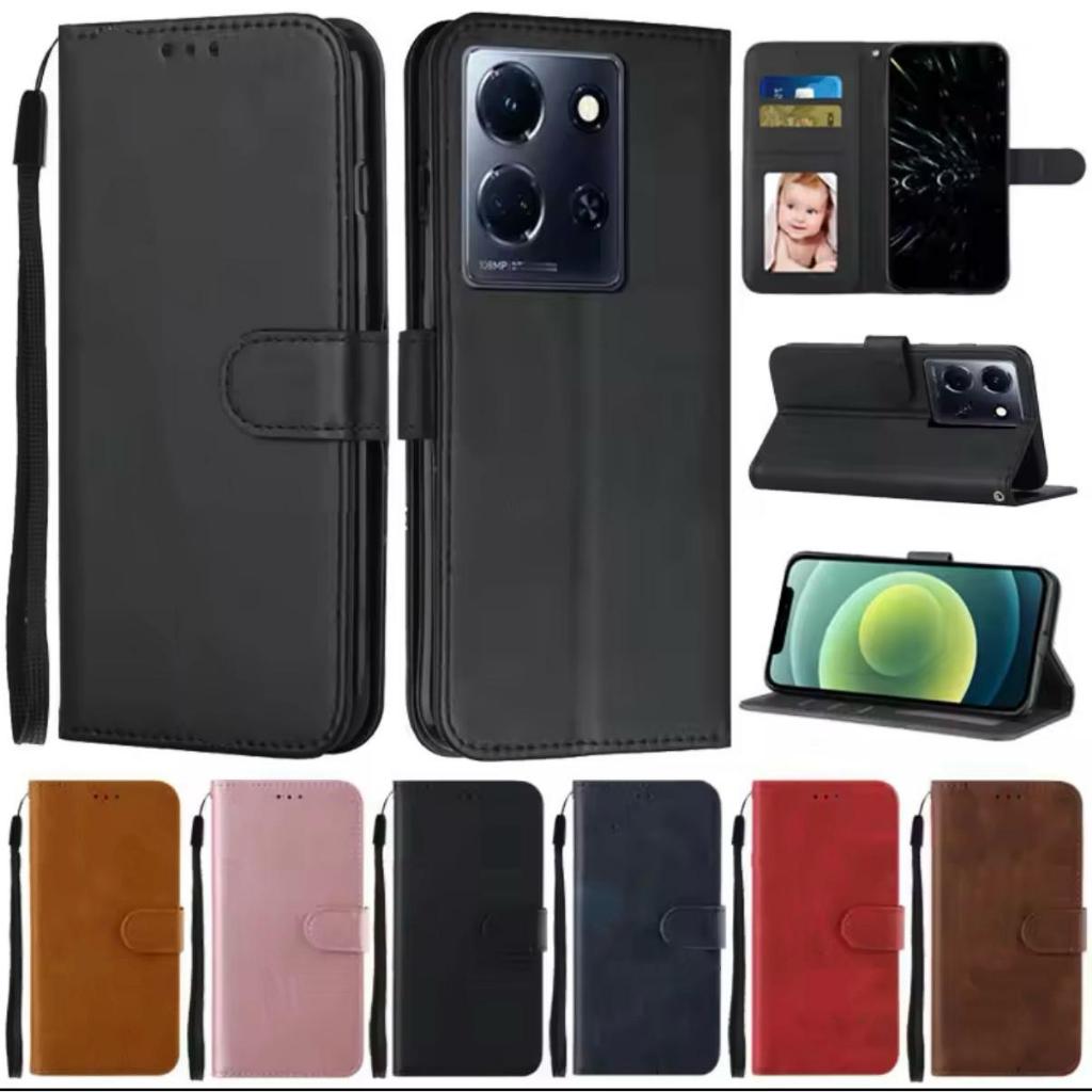 เคสแบบพับได้สำหรับ infinix Note30 Infinix Note10 Note10pro Note12 Note12pro เคสกระเป๋าหนัง ใส่บัตร แม่เหล็กล็อค
