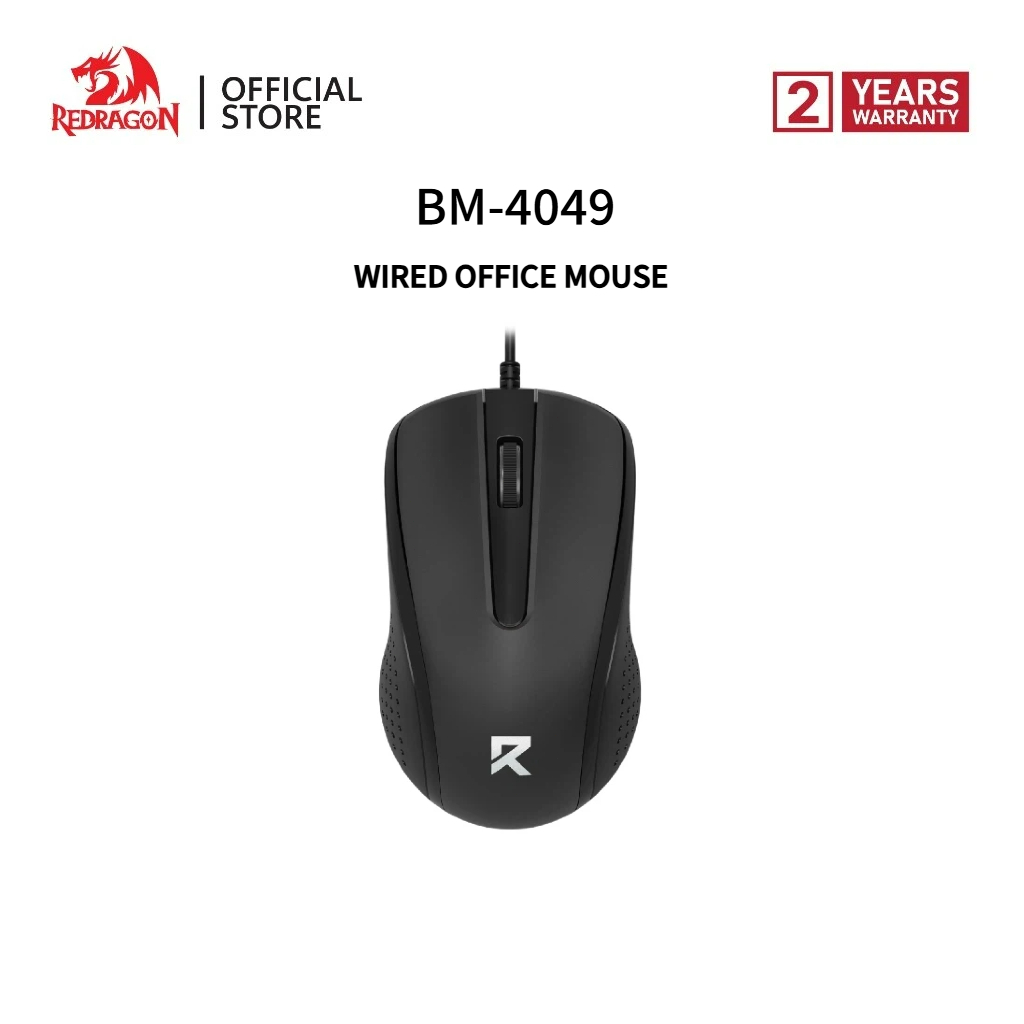 Redragon BM-4049/BM-4062 เมาส์สํานักงานแบบมีสายสําหรับแล็ปท็อป Mac