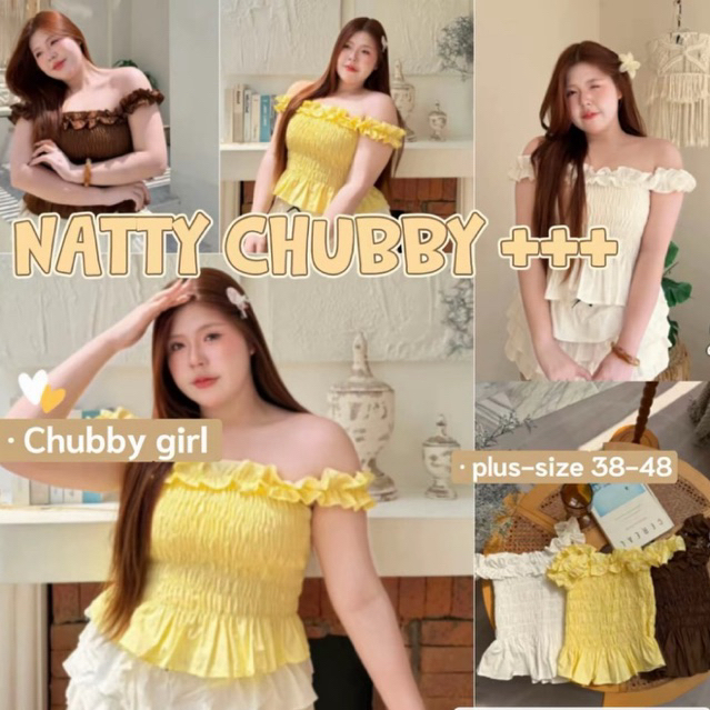 (ส่วนลดโปรเปิดร้าน+ส่งฟรีโค้ดคุ้ม✅) พร้อมส่ง✅เสื้อเกาะอกแต่งระบาย สม็อครอบตัว น่ารักมาก มีระบาย(36-48)