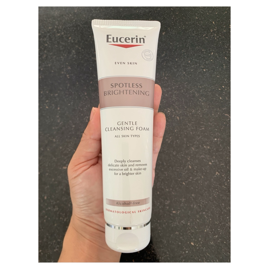 Eucerin Spotless Brightening Gentle Cleansing Foam 150g ยูเซอรินโฟมล้างหน้าดูแลปัญหาผิวหมองคล้ำ