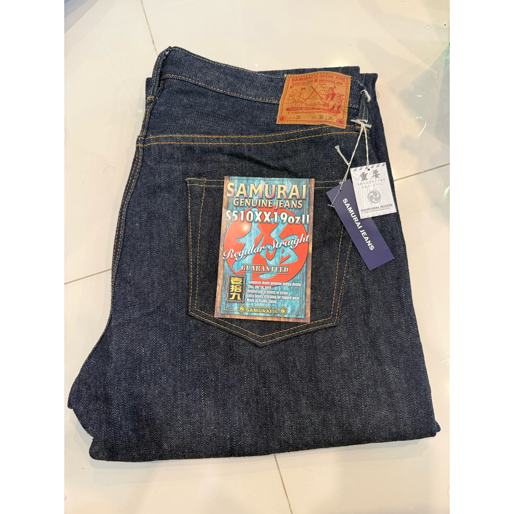 Samurai Jeans - S510XX19ozII ของแท้100% จากShop Osaka ซามูไร ยีนส์