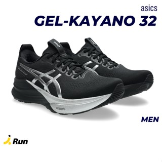 Asics Men's Gel Kayano 32 Platinum Platinum/Black รองเท้าวิ่…