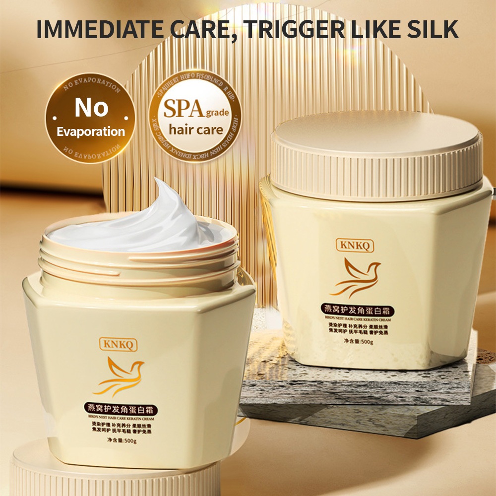 Caviar Hair Treatment Mask 500ml บำรุงล้ำลึก ซ่อมแซมผมเสีย ชี้ฟู ผมนุ่มสลวย ยืดตรง ออร์แกนิก รีแพร์ ครีมนวดผม ราคา ถูกที่สุด ดีลบีเคเค แกลเลอรีภาพที่ 2
