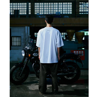 BE;FREEK x HATEBERRY GO GO! BIKER WHITE ORIGINAL T-SHIRT LIMITED