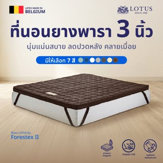 LOTUS ที่นอนยางพารา เบลเยี่ยม รุ่น Forestex II 3 นิ้ว นุ่มแน…