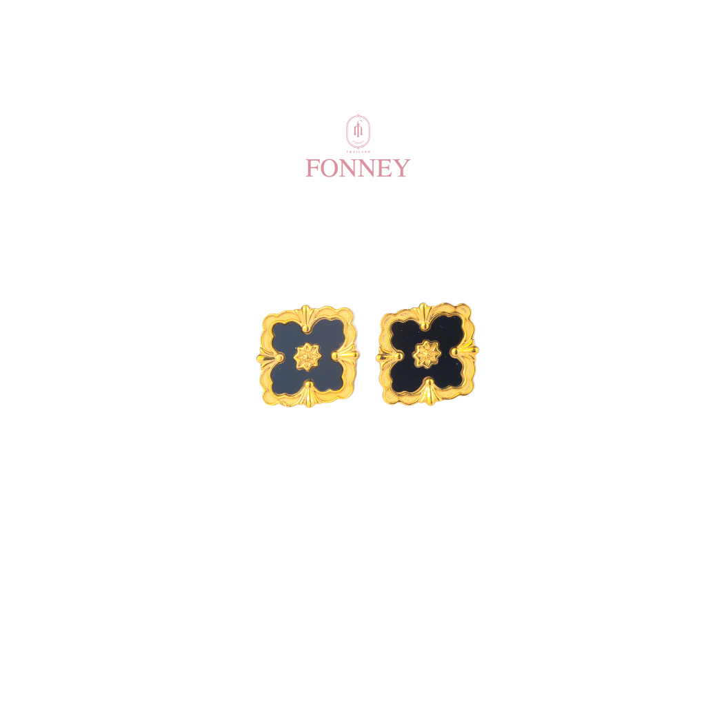ER-12Fonney ต่างหู สแตนเลสแท้ไม่ลอกไม่ดำ