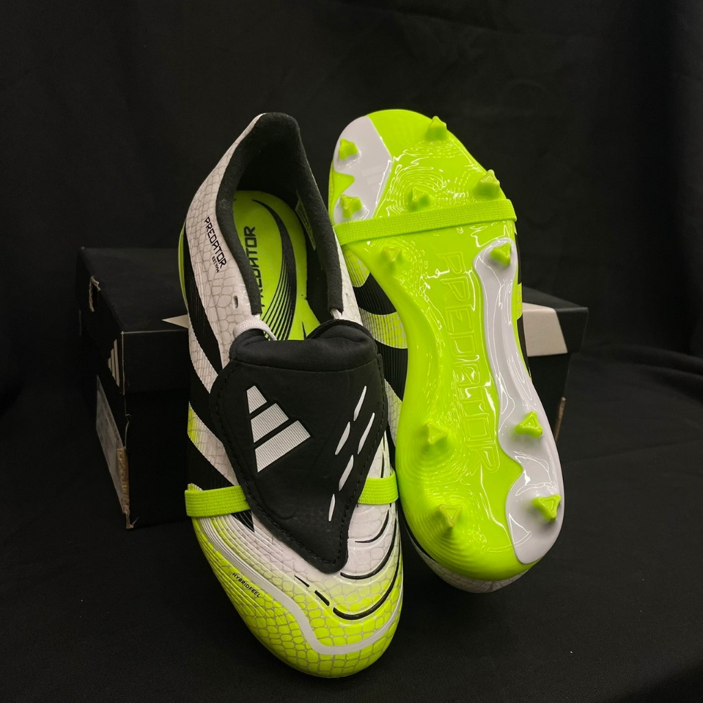 รองเท้าสตั๊ดเด็ก PREDATOR LEAGUE FT FG/MG J -สีขาวเขียว