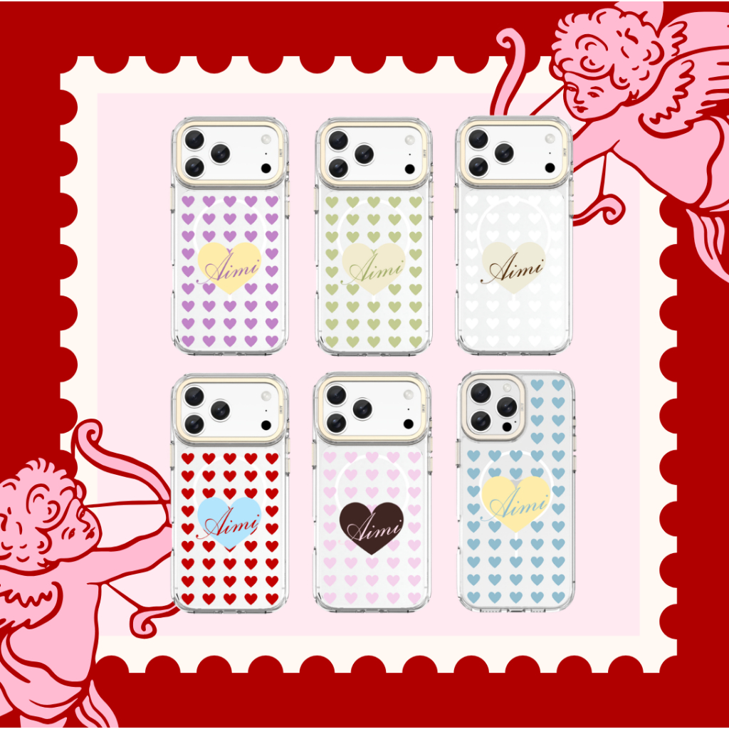 เคสโทรศัพท์ เคสกันกระแทก ลาย Love is All Around ใส่ชื่อได้ (แจ้งชื่อในแชท)