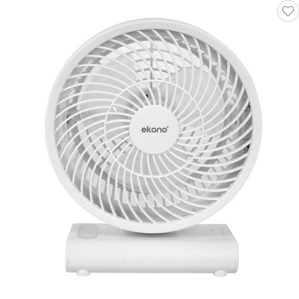 พัดลมพกพา 8 นิ้ว EKONO EK-PTB01 สีขาว