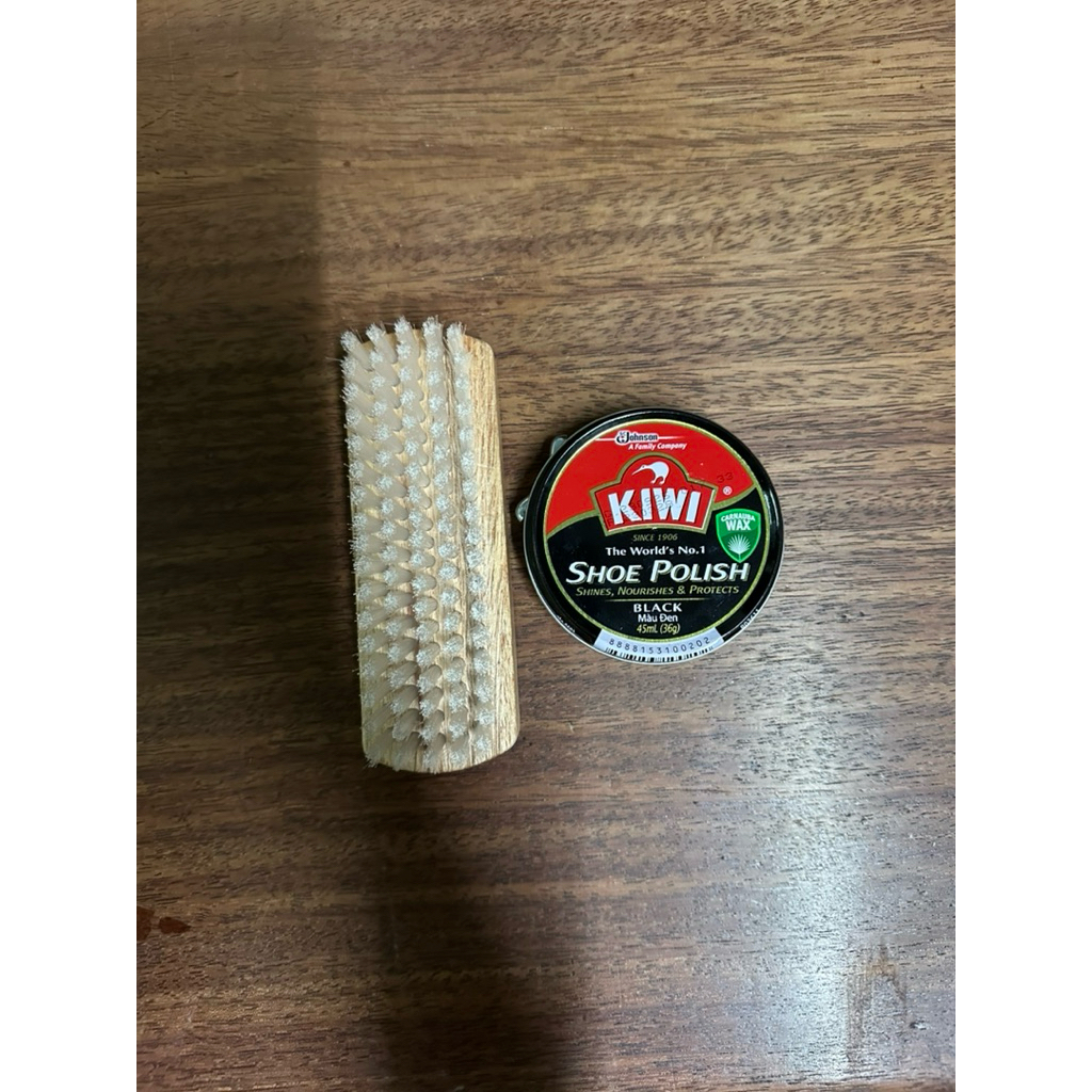 กีวี ตลับขัดรองเท้า 45มล. สีดำ Kiwi Shoe Paste Black 45ml รูปที่ 7
