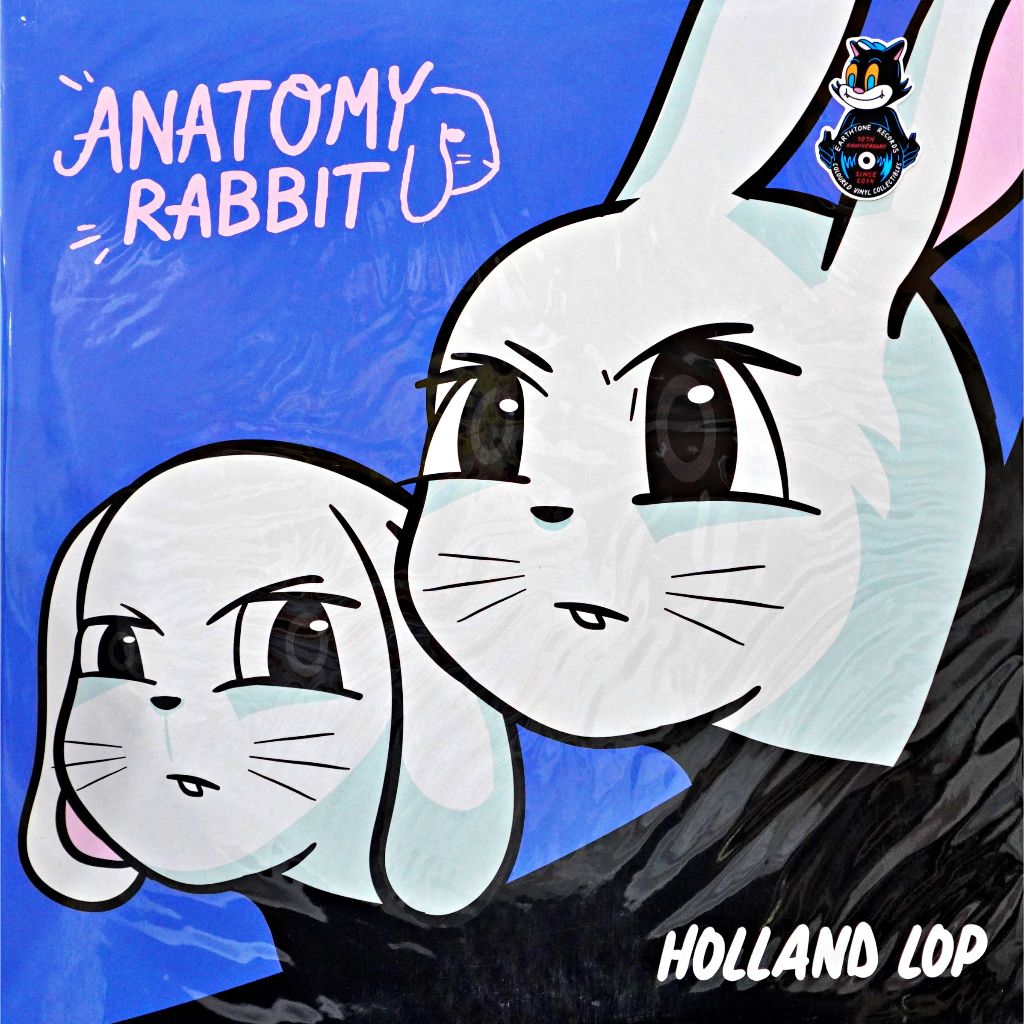 Anatomy Rabbit - Holland Lop (White&Blue Mixed Vinyl)