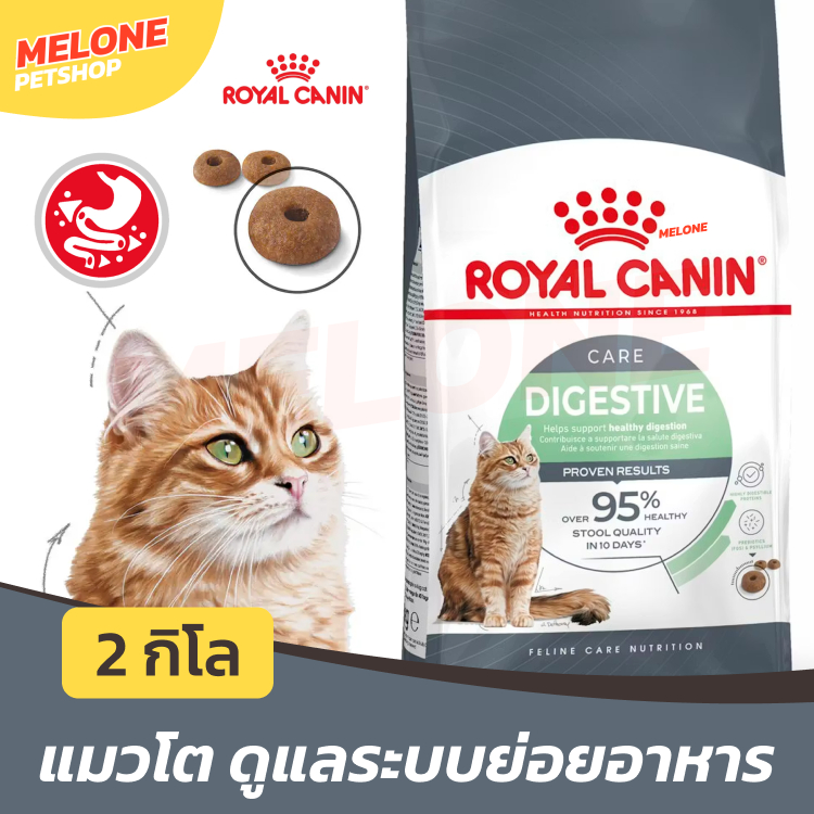 [ใหม่] Royal Canin Digestive Care อาหารแมว โรยัล คานิน สูตร ปรับสมดุลลำไส้ ระบบย่อย ทางเดินอาหาร แทน Sensible ขนาด 2 kg