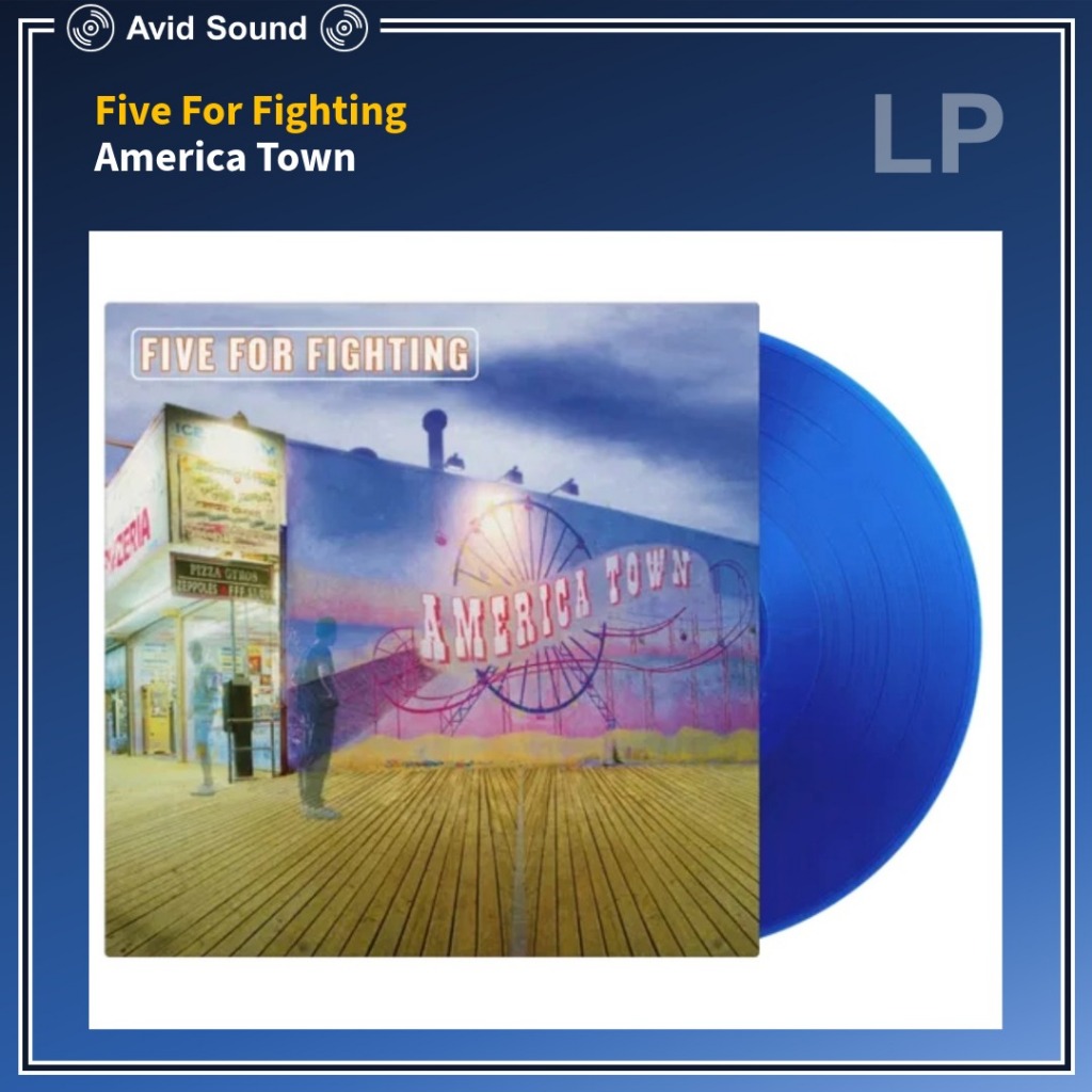 แผ่นเสียง Five For Fighting America Town ใหม่ ซีล Five For Fighting Vinyl LP