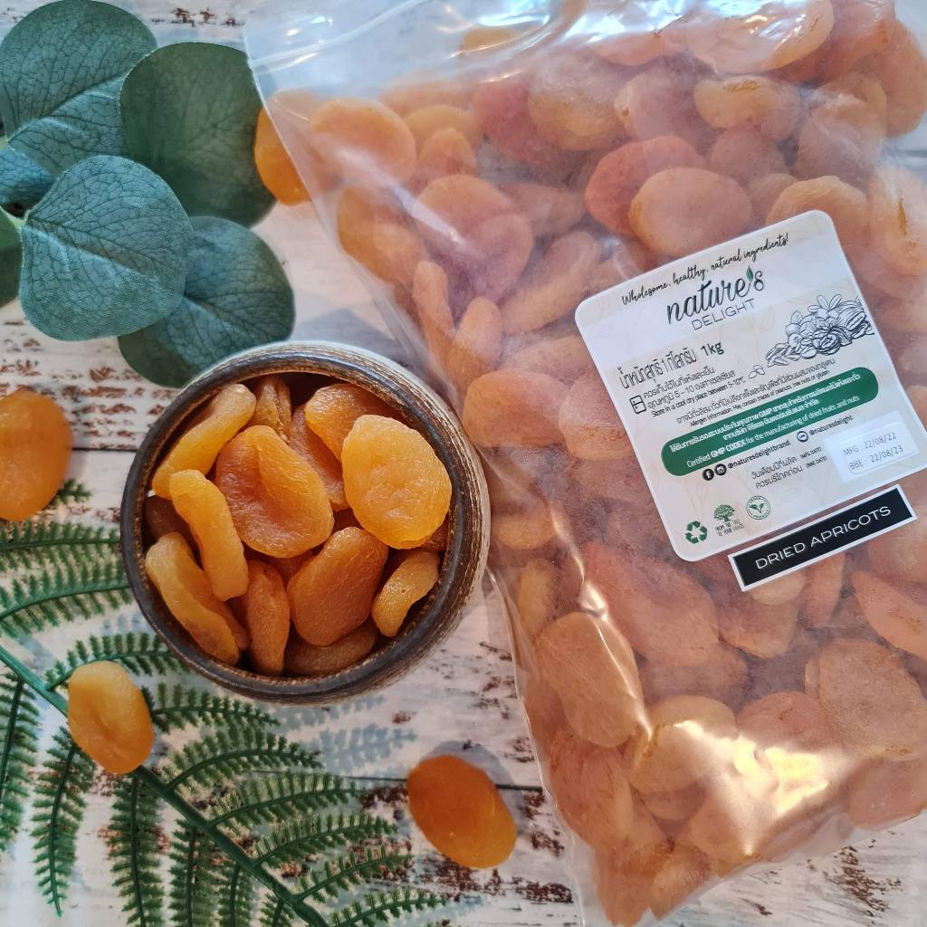 Nature's Delight Dried Apricots 1kg / แอปริคอทแห้ง 1 กก  ตราเนเจอร์ส ดีไลท์
