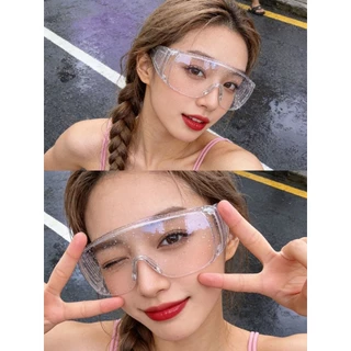 แว่นเล่นสงกรานต์ 11 สี แว่นตากันน้ำ songkran glasses แว่นสงกรานต์ติดอักษร แว่นสงกรานต์ผู้หญิง ป้องกันน้ำ กันลม กันแดด