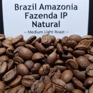 Brazil Amazonia Fazenda IP Natural เมล็ดกาแฟคั่วกลางอ่อนบราซิล