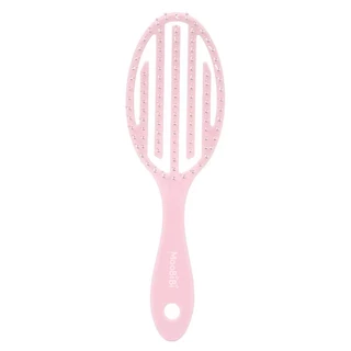 MOOBIBI Airy Light Detangling Brush หวีแอร์รี่ หวีผมเปียกและแห้ง หวีไดร์ ทรงเว้าโค้ง ลดผมพันกัน น้ำหนักเบา