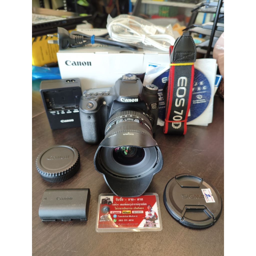 กล้อง Canon 70D+Sigma 10-20 F4-5.6 DC HSM