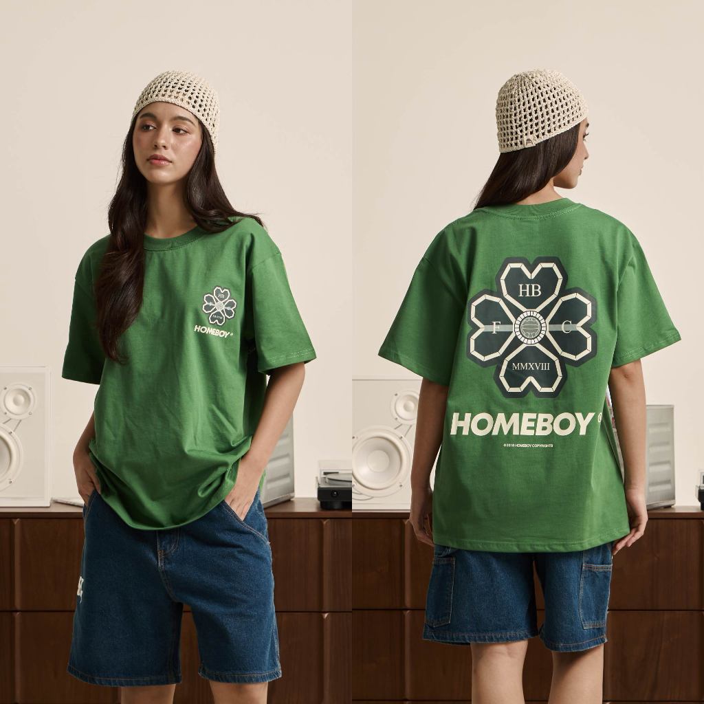 HOMEBOY เสื้อOVERSIZE   HB.IN.MY.MIND  คอตตอน100% ใส่ได้ทุกว