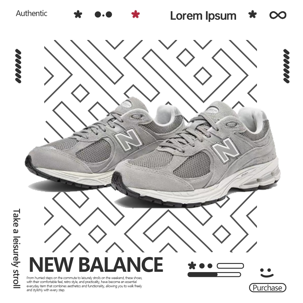 ⚡️พร้อมส่งในไทย🇹🇭⚡️ของแท้ 100% New Balance NB 2002R รองเท้ากีฬา รองเท้า ML2002RC