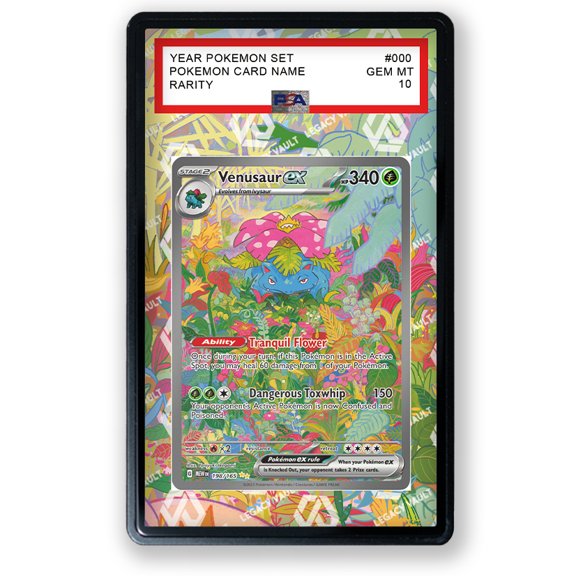 Venusaur ex #198 Pokemon Scarlet & Violet 151 / #200 Pokemon Japanese Scarlet & Violet 151 Extended 