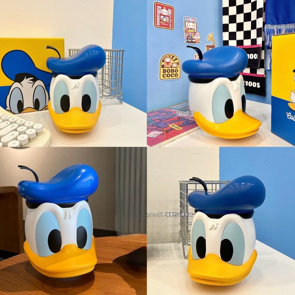 พร้อมส่ง🪙กระปุกออมสินโดนัลดั๊ก coin case Donald Duck piggy bank โมเดลโดนัลดั๊ก ตั้งไว้ตรงไหนก็น่ารัก ของเล่น 03006