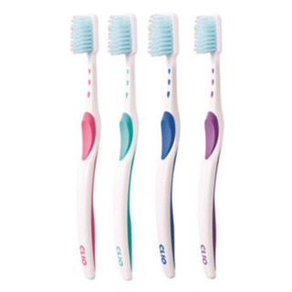 [คละสี] 1 ด้าม แปรงสีฟัน Clio tapered rounded bristles