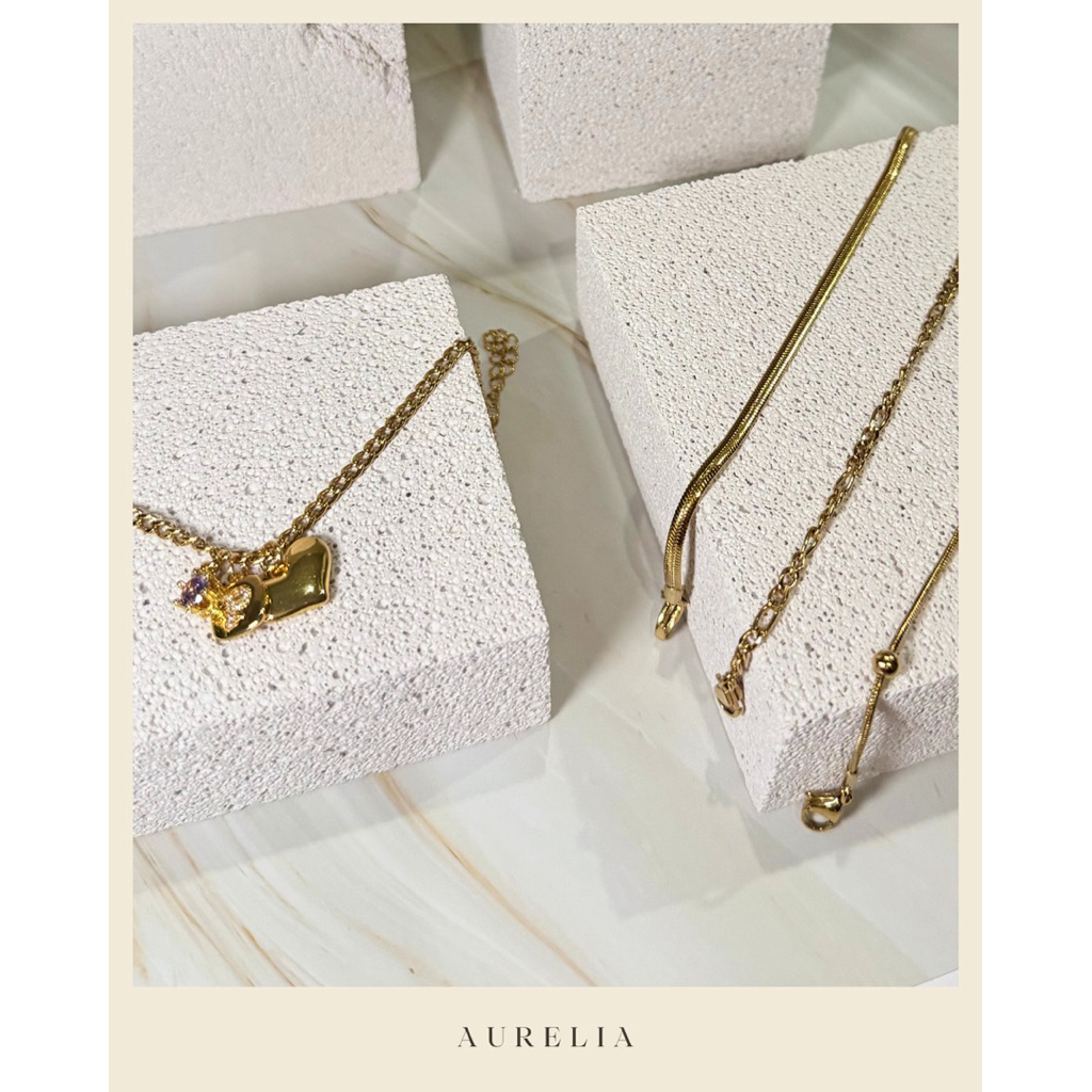 AURELIA Minimal Jewelry 14K 18KGold / Silver เครื่องประดับเรียบหรู