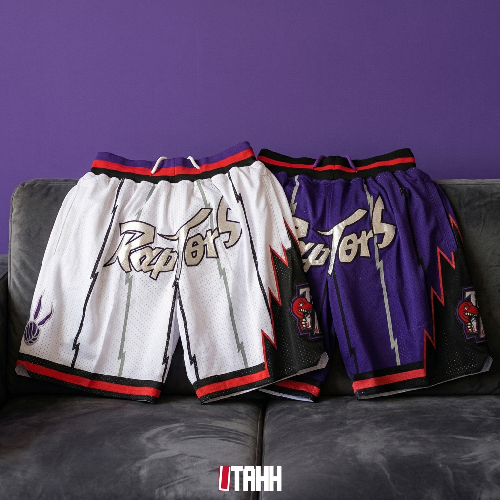 กางเกง Raptors Justdon กางเกงกีฬา บาสเกตบอล ขาสั้น แนวสตรีท 009