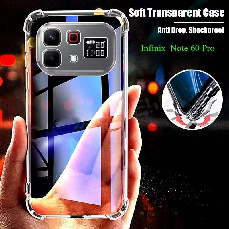 Infinix Note60 5G/Infinix Note60Pro 5G(ส่งในไทย)เคสTPUใสกันกระแทกแบบคลุมกล้องInfinix Note Edge 5Gตรงรุ่น