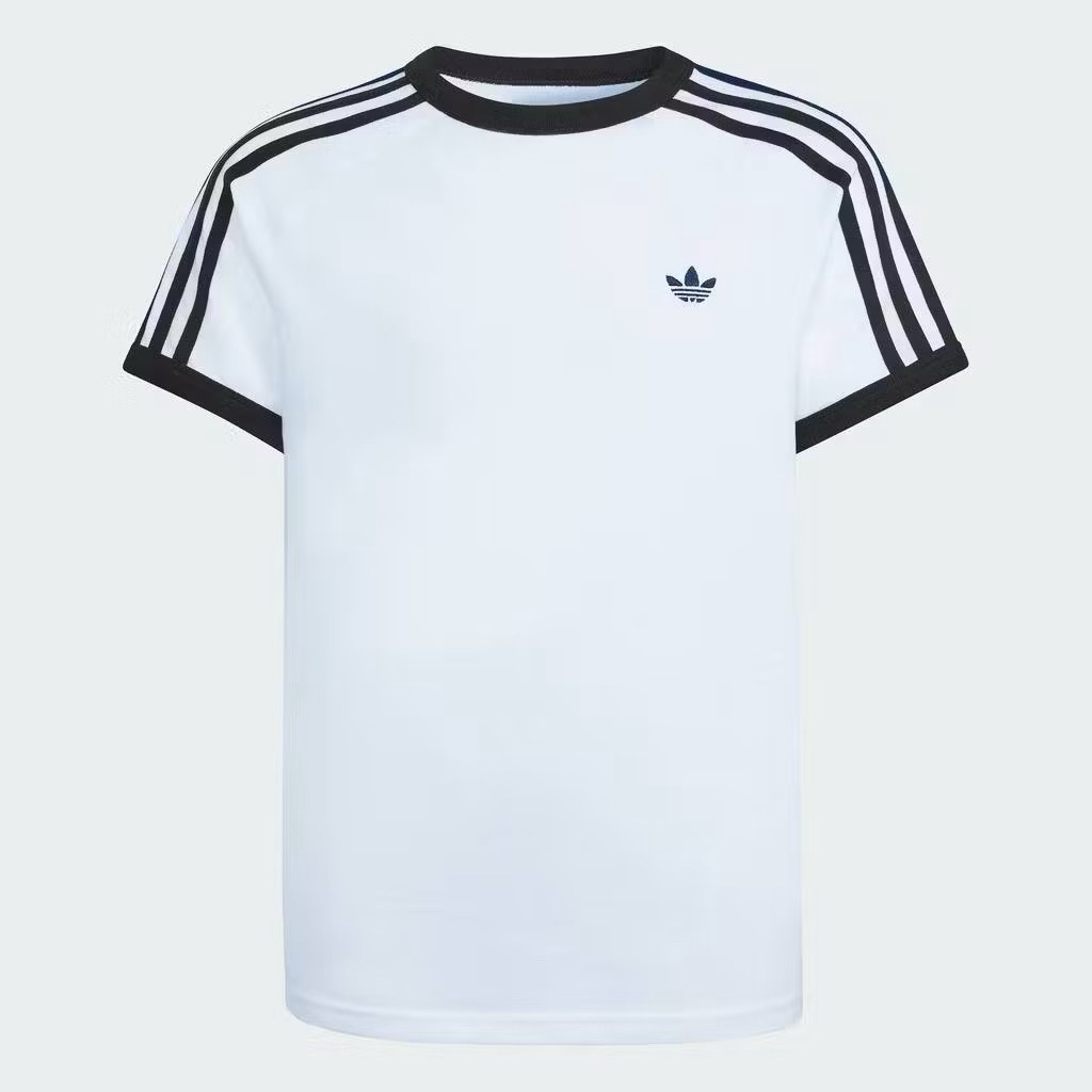 adidas ไลฟ์สไตล์ เสื้อยืด 3 STRIPES เด็ก สีขาว KE0920 THREE MAN DOWN