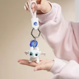 [พร้อมส่ง] How to Train Your Dragon Toothless The wings can move keychain พวงกุญแจเรืองแสง