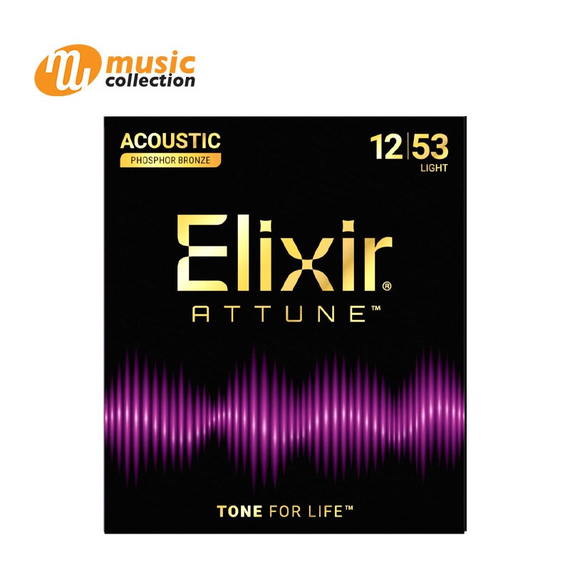 ELIXIR® Acoustic Phosphor Bronze NANOWEB® (XW) Light .012–.053 – #21052