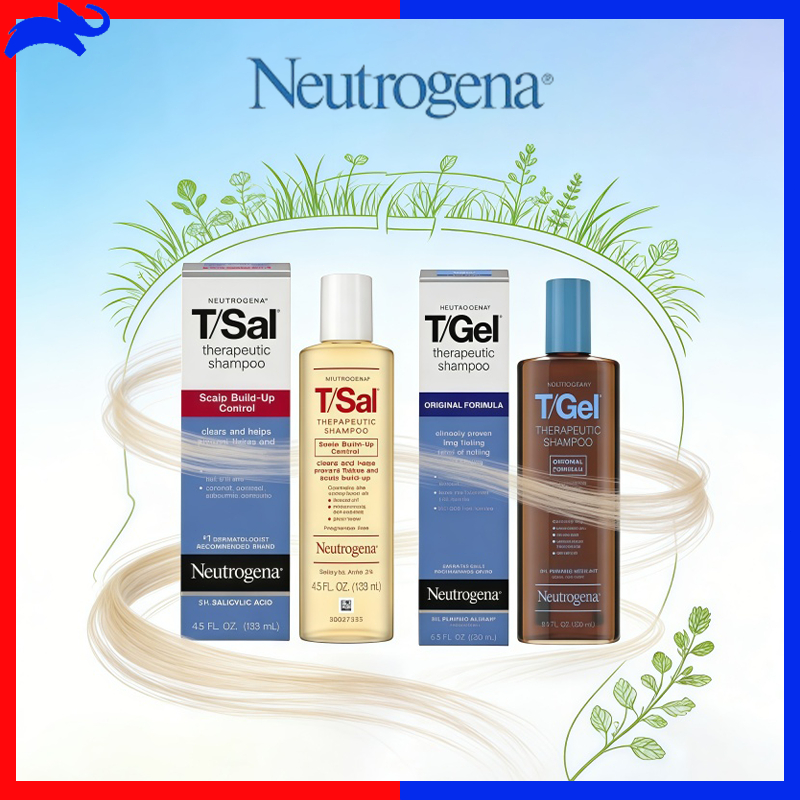 [แนะนำสินค้าแท้]แชมพูขจัดรังแค หนังศีรษะอักเสบ เซปเดิร์มเเนะนำเลยค่ะ NeutrogenaT/GEL T/SAL Therapeutic Shampoo**เเท้