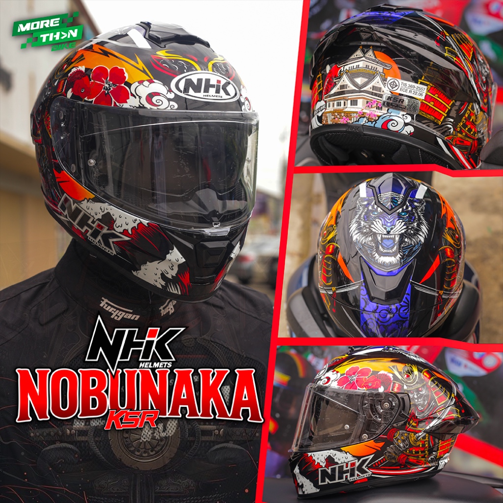 หมวกกันน็อค NHK รุ่น K5R ลาย Nobunaga