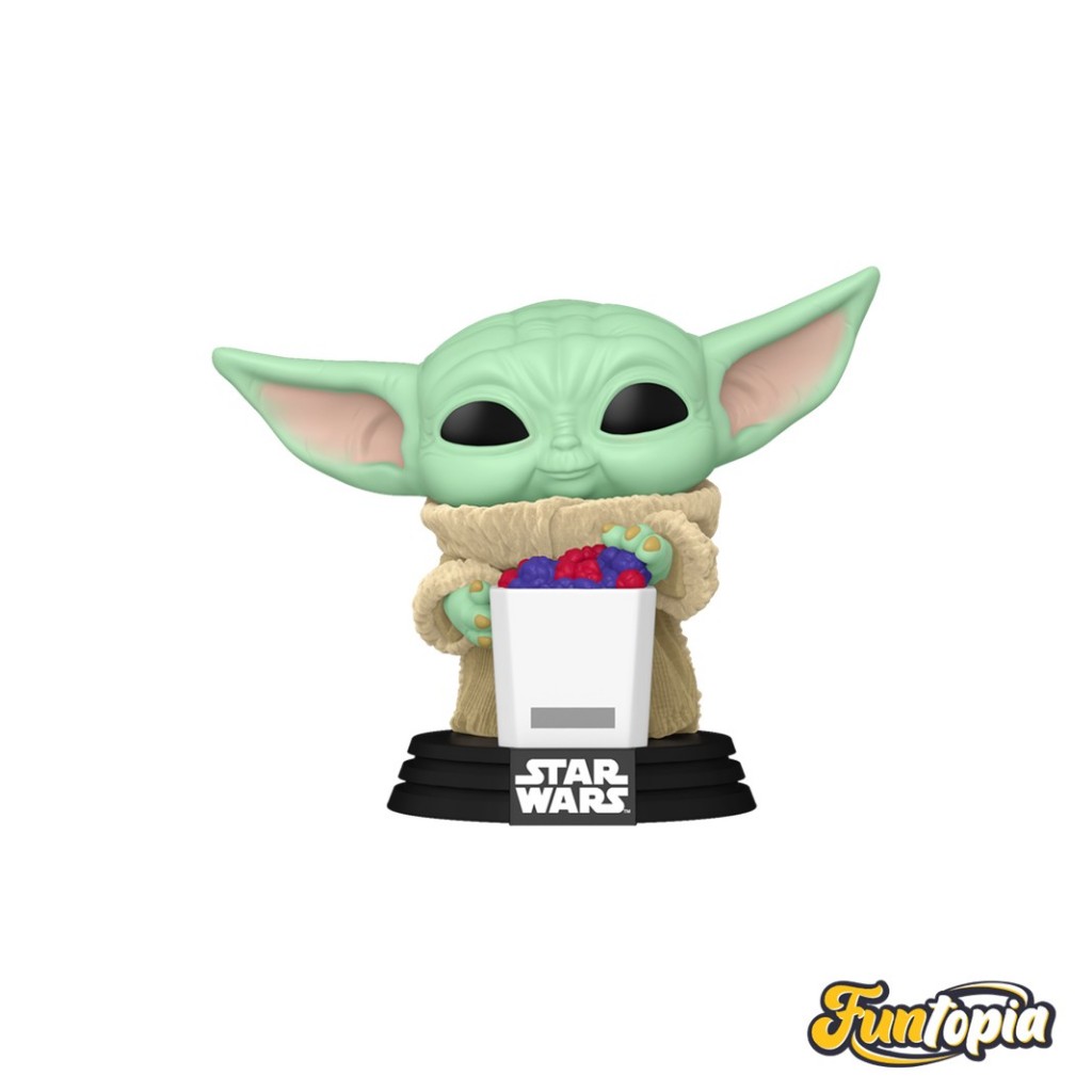 Funko POP! (93790) Grugu (Flocked)(825)(Exclusive) POP! Star Wars: Mandalorian & Grogu by Funko