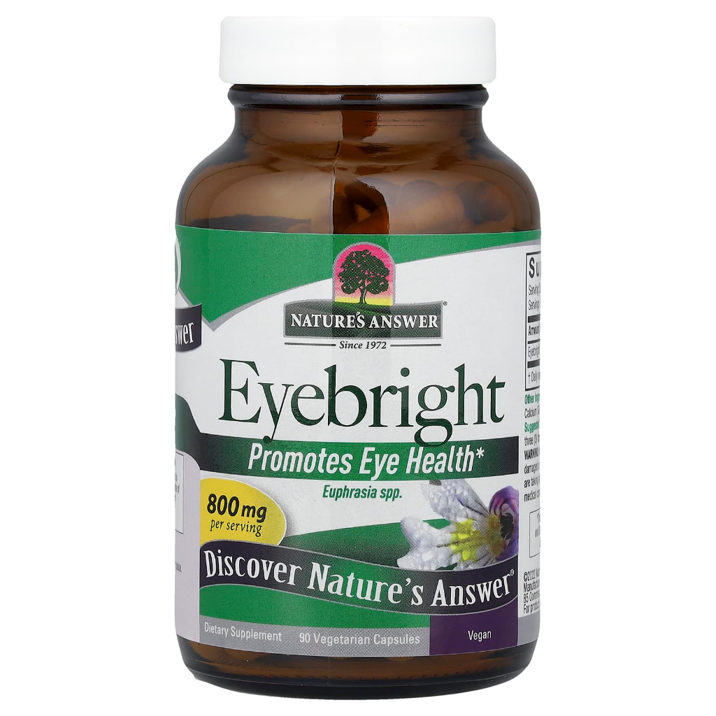พร้อมส่ง >>> Nature's Answer, Eyebright, 800 mg, 90 Vegetarian Capsules (Nature’s answer)