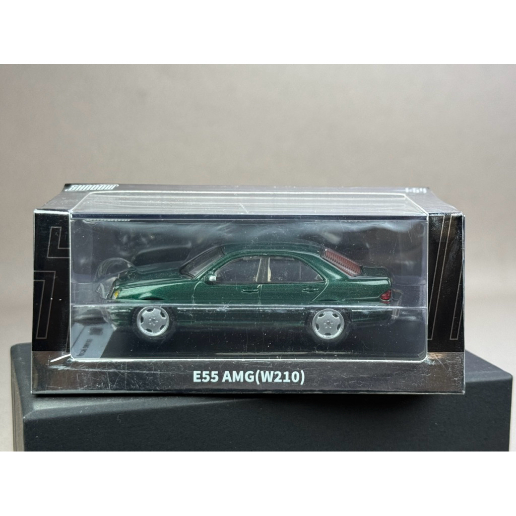 ▫️Mercedes Benz E55 AMG W210 Green Scale 1:64 ยี่ห้อ Shadow