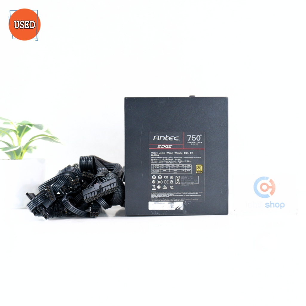 POWER SUPPLY (พาวเวอร์ซัพพลาย) ANTEC EDGE 750W (80 PLUS GOLD) P17410