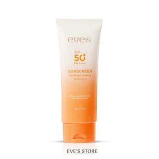 [ส่งด่วน] EVES อีฟส์ โลชั่น กันแดด ตัวหอม กันน้ำ 90g. โลชั่นอีฟส์ ซันสกรีน รีเฟรชชิง เอนฮานซ์ SPF 50+ PA++++ โลชั่นอีฟส์