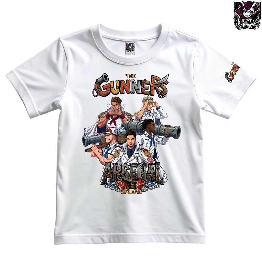 NMCT เสื้อยืดเดอะกันเนอร์ แนวอนิเมะ เสื้อสไตล์สตรีท ผ้าคอตตอน100%