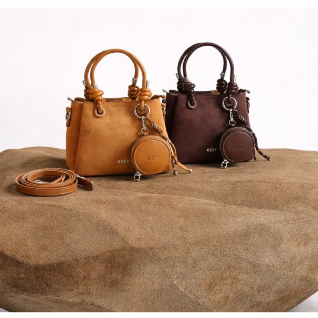 [new in] Keep Richy Bag กระเป๋าสะพายข้าง Size mini ที่เพิ่มดีเทลที่หูกระเป๋า [มีบริการหลังการขาย]