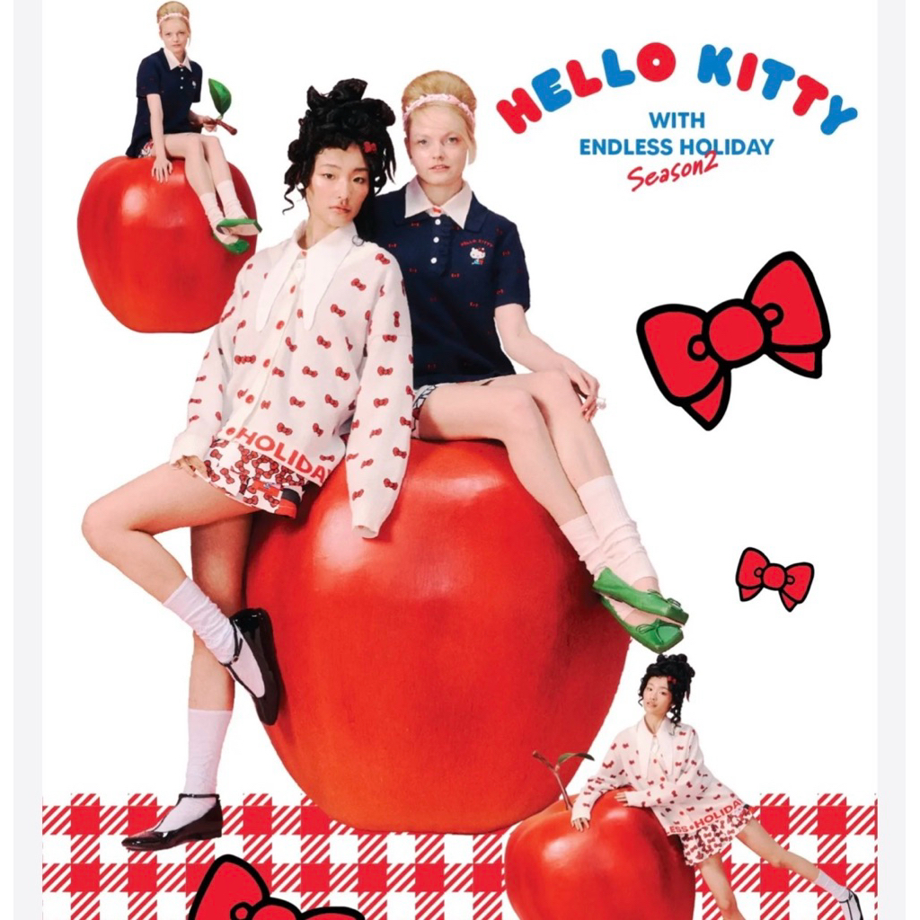 [New รอบพร้อมส่ง/รอบพรี] 🎀🍎 Endless Holiday  Hello Kitty ≽^• ˕ • ྀི≼ 🎀༘💝 Drop1,2