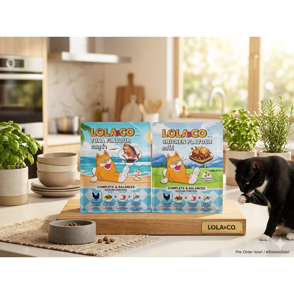 1 กก. อาหารเม็ดแมว Lola&Co สำหรับแมวโต