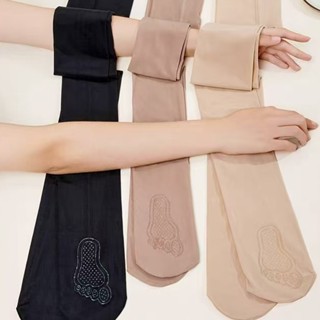 ถุงน่องขาเนียนกันแดด UV #70D เนื้อผ้าลื่น ถุงน่องปิดขาลาย ถุ…