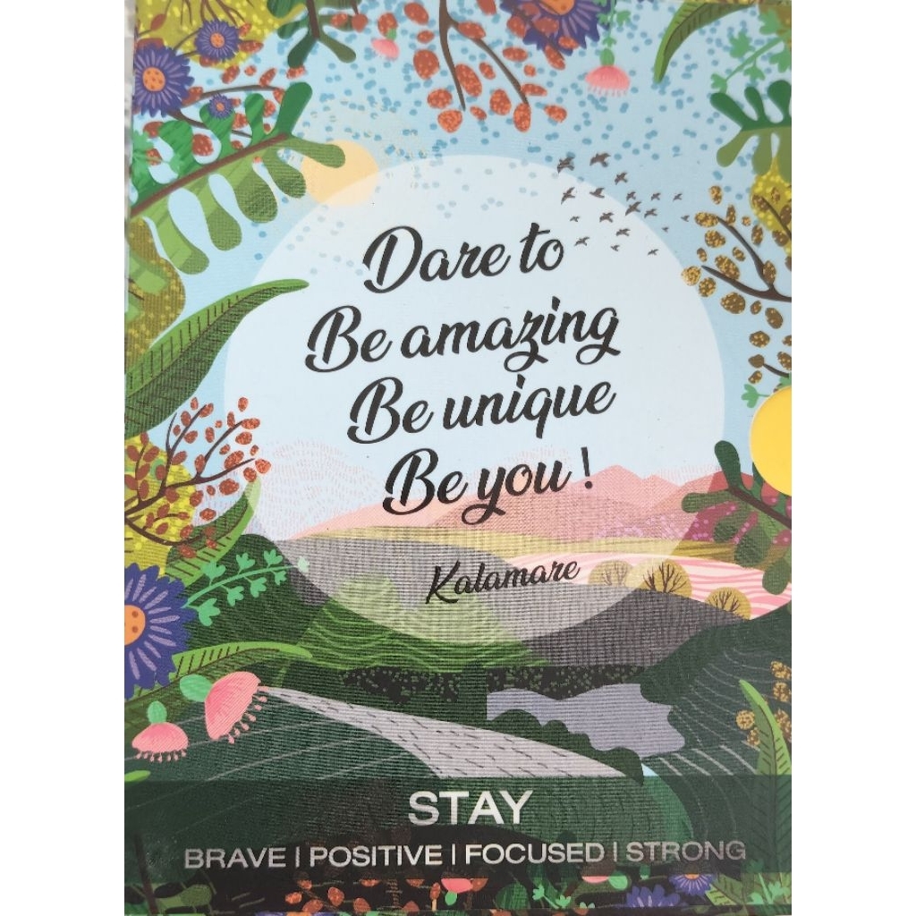 Dare to Be Amazing Be Unique Be You! — Kalamare หนังสือ 4 เล่ม เล่มเล็กขนาดพกพาประมาณฝ่ามือ