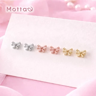Motta Earring ต่างหูติดหูชุบทองคำขาว ดีไซน์ทันสมัย เข้ากับทุกลุค