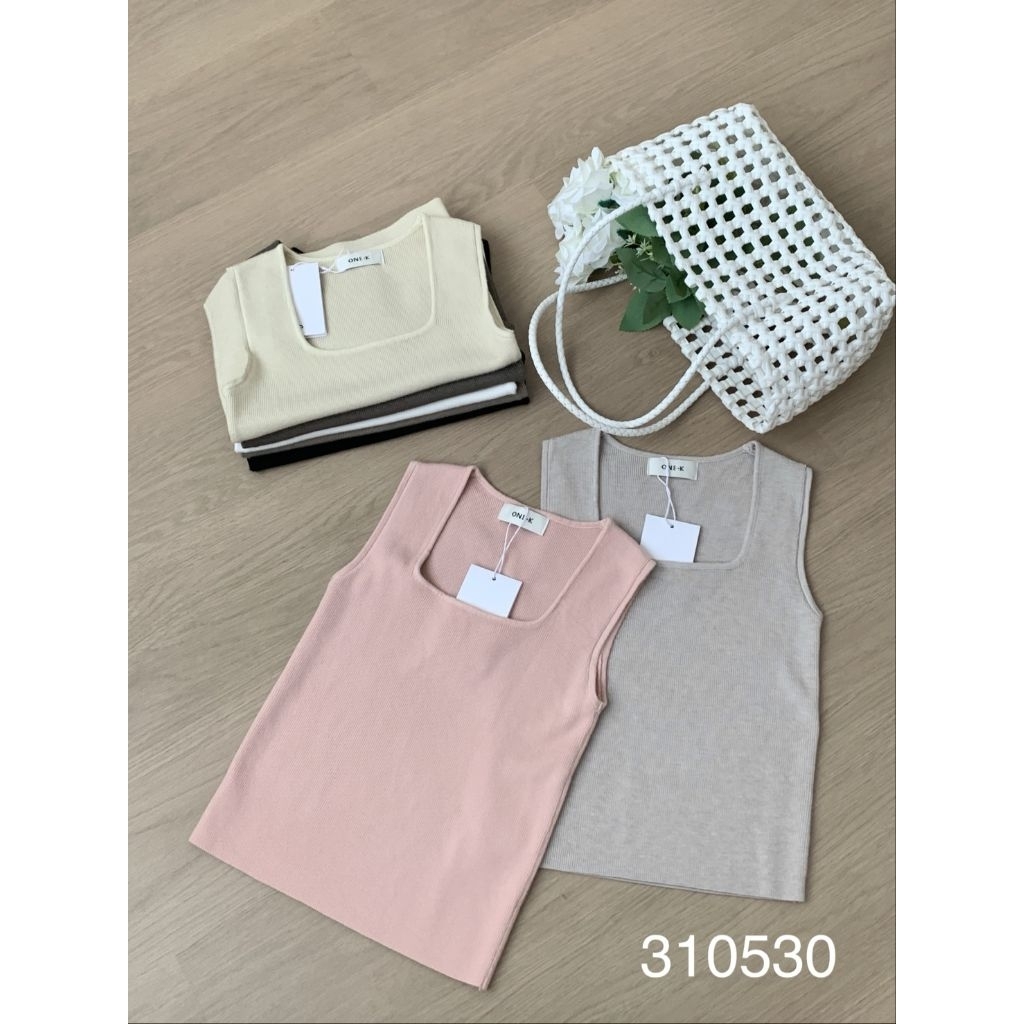 เสื้อไหมพรมแขนกุดOne-Kแบบใหม่ผ้าเนื้อละเอียด